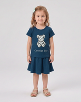 Valuables Girls' Half Sleeves Suit