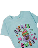 Valuables Girls' Half Sleeves Suit