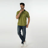 Eminent Men's Polo Half Sleeves T-Shirt - Olive Green, Men's T-Shirts & Polos, Eminent, Chase Value