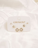 Eminent Women's Ear Top 3Pcs, Women Earrings & Tops, Eminent, Chase Value