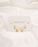 Eminent Women's Ear Top 3Pcs, Women Earrings & Tops, Eminent, Chase Value