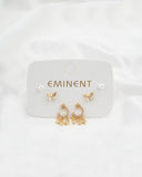 Eminent Women's Ear Top 3Pcs, Women Earrings & Tops, Eminent, Chase Value