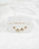 Eminent Women's Ear Top 3Pcs, Women Earrings & Tops, Eminent, Chase Value