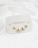 Eminent Women's Ear Top 3Pcs, Women Earrings & Tops, Eminent, Chase Value