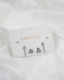 Eminent Women's Ear Top 3Pcs, Women Earrings & Tops, Eminent, Chase Value