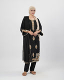 Valuables Women’s Embroidered Raw Silk 3Pcs Suit, Women Shalwar Suits, Valuables, Chase Value