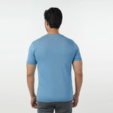 Eminent Men's Round Neck Half Sleeves Printed T-Shirt - Blue, Men's T-Shirts & Polos, Eminent, Chase Value