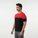 Eminent Men's Round Neck Half Sleeves Printed T-Shirt - Black, Men's T-Shirts & Polos, Eminent, Chase Value