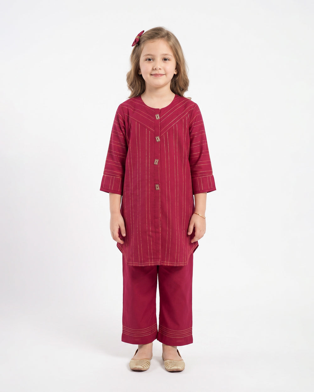 Eminent Girls' Fusion Embroidered Dyed 2Pc Suit, Girls Shalwar Kameez, Eminent, Chase Value