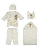 Valuables Newborn 5-Piece Wrapping Sheet Set, Newborn Gift Set, Chase Value, Chase Value