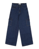 Girls’ Wide-Leg Cargo Pants, Girls Pants & Capri, Chase Value, Chase Value
