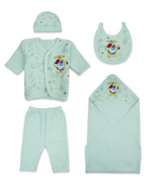 Valuables Newborn 5-Piece Wrapping Sheet Set, Newborn Gift Set, Chase Value, Chase Value