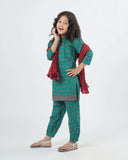 Eminent Girls 03 Pcs Suit - Green, Girls Shalwar Kameez, Eminent, Chase Value