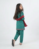 Eminent Girls 03 Pcs Suit - Green, Girls Shalwar Kameez, Eminent, Chase Value