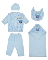 Valuables Newborn 5-Piece Wrapping Sheet Set – Disney, Newborn Gift Set, Chase Value, Chase Value