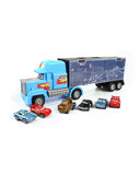 Slide Container Truck with 6 Pcs Sliding Racing Cars, Die-cast Model Car, Chase Value, Chase Value