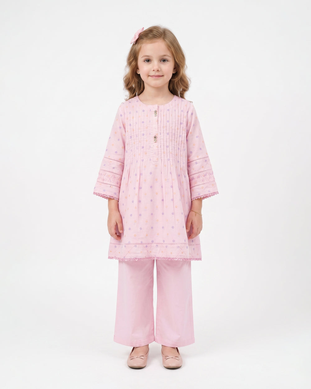 Eminent Girls' Essentials Printed 2Pc Suit, Girls Shalwar Kameez, Eminent, Chase Value