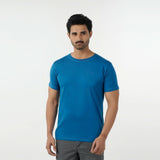 Eminent Men's Round Neck Half Sleeves T-Shirt - Mid Blue, Men's T-Shirts & Polos, Eminent, Chase Value