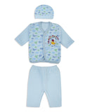 Valuables Newborn 6-Piece Wrapping Sheet Set – Bear, Newborn Gift Set, Chase Value, Chase Value