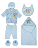 Valuables Newborn 6-Piece Wrapping Sheet Set – Bear, Newborn Gift Set, Chase Value, Chase Value