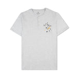 Eminent Men's Round Neck Half Sleeves Printed T-Shirt - Oatmeal, Men's T-Shirts & Polos, Eminent, Chase Value