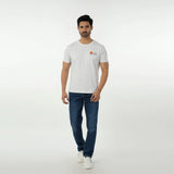 Eminent Men's Round Neck Half Sleeves Printed T-Shirt - Oatmeal, Men's T-Shirts & Polos, Eminent, Chase Value