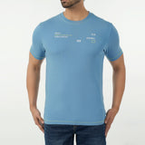 Eminent Men's Round Neck Half Sleeves Printed T-Shirt - Blue, Men's T-Shirts & Polos, Eminent, Chase Value