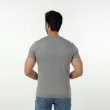 Eminent Men's Round Neck Half Sleeves Printed T-Shirt - Frost Grey, Men's T-Shirts & Polos, Eminent, Chase Value