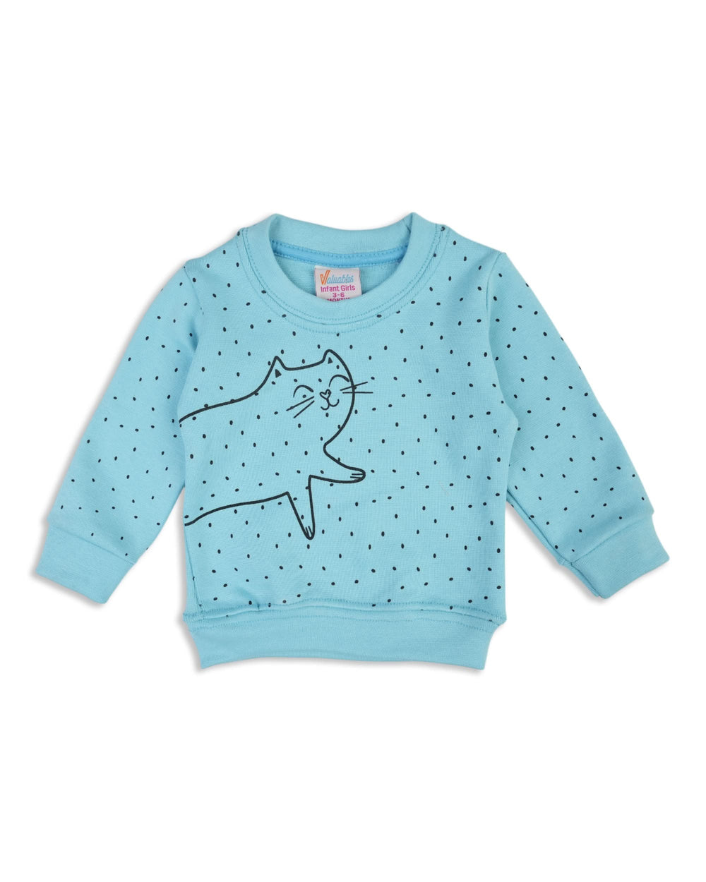 Valuables Newborn Girls Sweat Shirt, Newborn Girls Winterwear, Chase Value, Chase Value