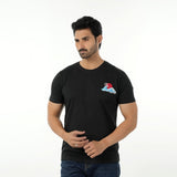 Eminent Men's Round Neck Half Sleeves Printed T-Shirt - Black, Men's T-Shirts & Polos, Eminent, Chase Value