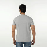 Eminent Men's Round Neck Half Sleeves Printed T-Shirt - Ash Grey, Men's T-Shirts & Polos, Eminent, Chase Value