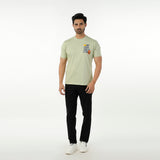 Eminent Men's Round Neck Half Sleeves T-Shirt - Laurel Green, Men's T-Shirts & Polos, Eminent, Chase Value