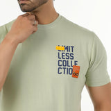 Eminent Men's Round Neck Half Sleeves T-Shirt - Laurel Green, Men's T-Shirts & Polos, Eminent, Chase Value