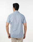 Eminent Men's Casual Half Sleeves Shirt - Blue, Men's Shirts, Eminent, Chase Value