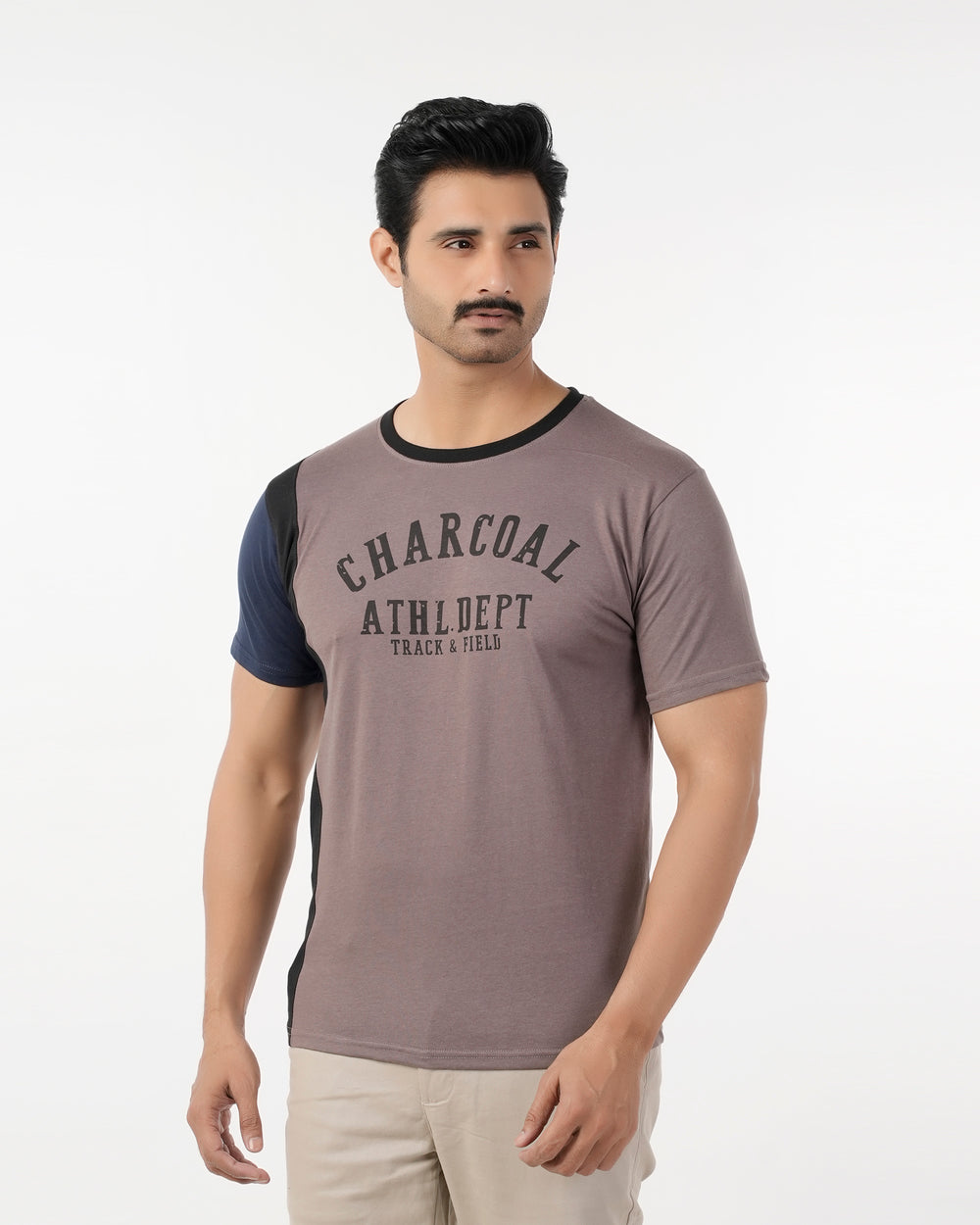 Value Men Lycra Half-Sleeve T-Shirt, Men's T-Shirts & Polos, Chase Value, Chase Value
