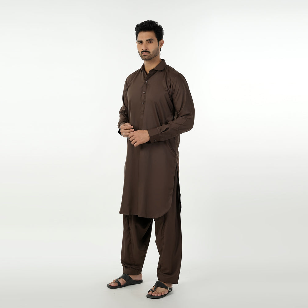 Eminent Men's Kameez Shalwar Suit - Brown, Men's Shalwar Kameez, Eminent, Chase Value