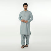 Eminent Men's Trim Fit Shalwar Suit - Aqua, Men's Shalwar Kameez, Eminent, Chase Value
