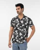 Men's Casual Half Sleeves Linen Shirt, Men's Shirts, Chase Value, Chase Value