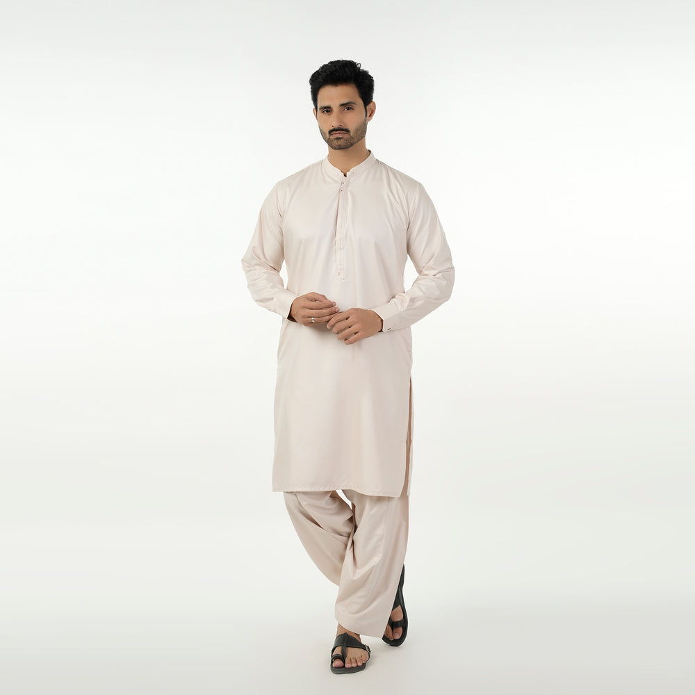 Eminent Men's Stitched Shalwar Suit - Beige, Men's Shalwar Kameez, Eminent, Chase Value
