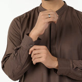 Eminent Men's Stitched Shalwar Suit - Brown, Men's Shalwar Kameez, Eminent, Chase Value