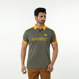 Men's Eminent Half Sleeves Polo T-Shirt - Grey, Men's T-Shirts & Polos, Eminent, Chase Value