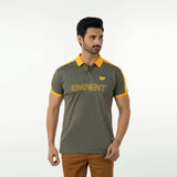 Men's Eminent Half Sleeves Polo T-Shirt - Grey, Men's T-Shirts & Polos, Eminent, Chase Value