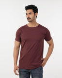 Eminent Men's Round Neck Half Sleeves T-Shirt - Salmon Red, Men's T-Shirts & Polos, Eminent, Chase Value
