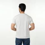 Eminent Men's Round Neck Half Sleeves Printed T-Shirt - Oatmeal, Men's T-Shirts & Polos, Eminent, Chase Value