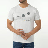 Eminent Men's Round Neck Half Sleeves Printed T-Shirt - Oatmeal, Men's T-Shirts & Polos, Eminent, Chase Value