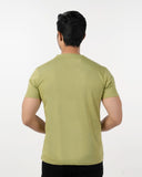 Eminent Men's Round Neck Half Sleeves Printed T-Shirt - Spinach Green, Men's T-Shirts & Polos, Eminent, Chase Value
