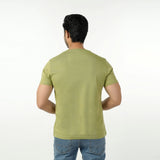 Eminent Men's Round Neck Half Sleeves Printed T-Shirt - Sea Green, Men's T-Shirts & Polos, Eminent, Chase Value
