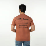 Eminent Men's Round Neck Half Sleeves Printed T-Shirt - Brown, Men's T-Shirts & Polos, Eminent, Chase Value