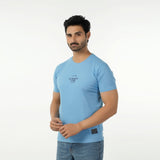 Eminent Men's Round Neck Half Sleeves T-Shirt - Pacific, Men's T-Shirts & Polos, Eminent, Chase Value