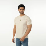 Eminent Men's Round Neck Half Sleeves T-Shirt - Beige, Men's T-Shirts & Polos, Eminent, Chase Value